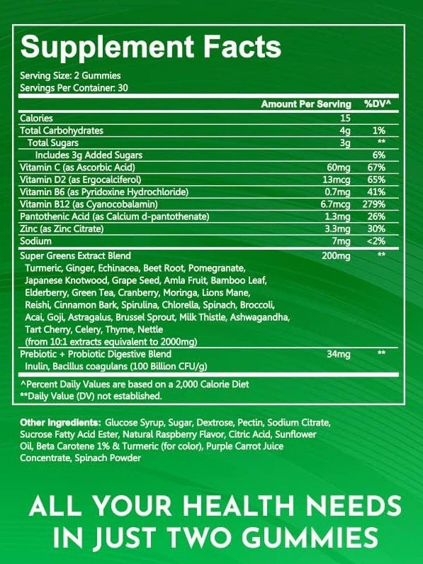 supergreens gummies