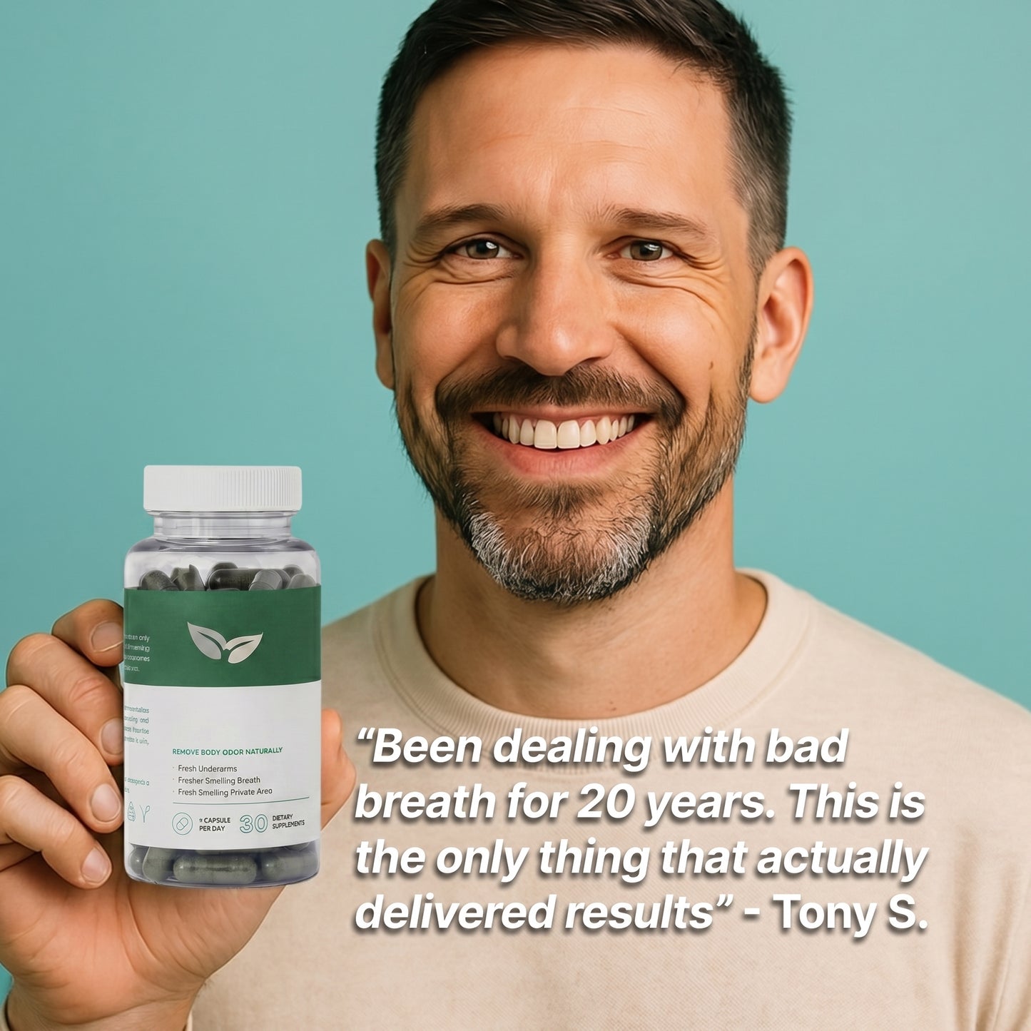 mintles - natural deodorant supplement